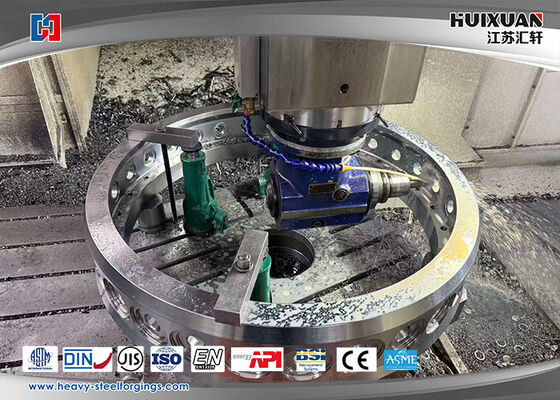 मोटर असर रिंग फोर्जिंग हीट ट्रीटमेंट मिश्र धातु स्टील