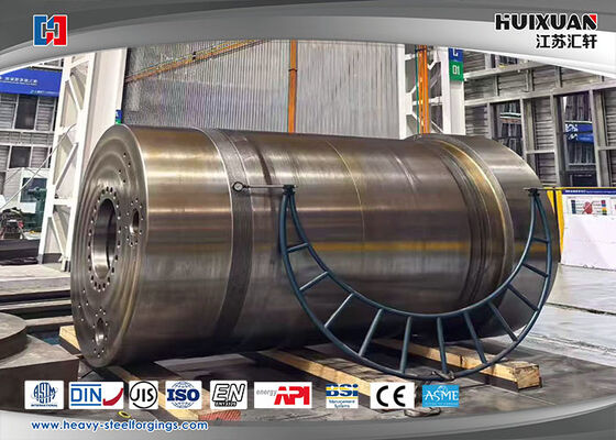 ASMT,AISI,GB,DIN मानक मिश्र धातु इस्पात, बड़े व्यास का हाइड्रोलिक तेल सिलेंडर